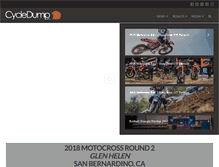 Tablet Screenshot of cycledump.com